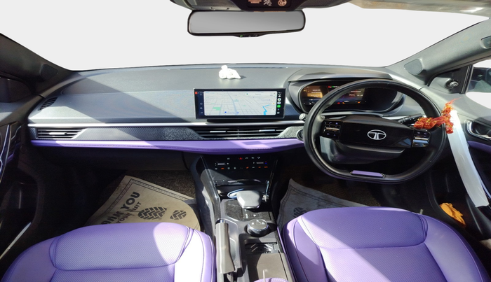 2023 Tata NEXON FEARLESS PURPLE + SUNROOF DCA DUAL TONE 1.2 PETROL, Petrol, Automatic, 3,500 km, interior