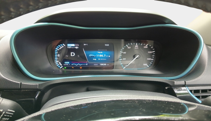 2022 Tata NEXON EV XZ PLUS, Electric, Automatic, 18,636 km, interior