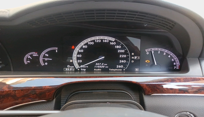 2010 Mercedes Benz S Class 350 L, Petrol, Automatic, 1,10,320 km, interior