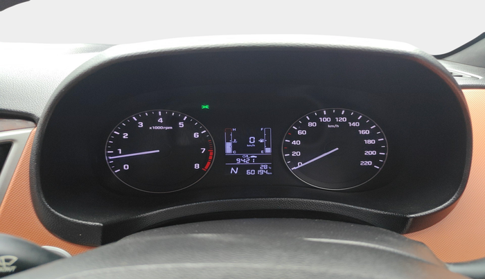 2017 Hyundai Creta SX PLUS AT 1.6 PETROL, Petrol, Automatic, 60,194 km, interior