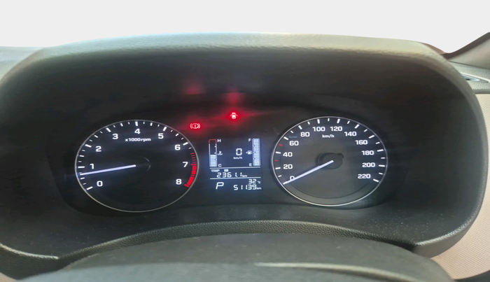 2017 Hyundai Creta SX PLUS AT 1.6 PETROL, Petrol, Automatic, 51,139 km, interior