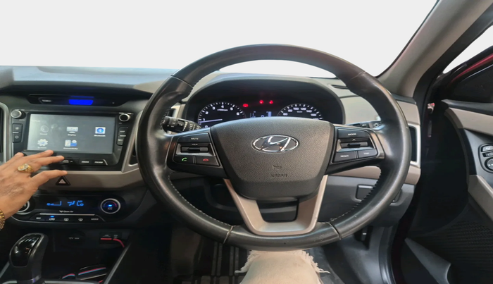 2017 Hyundai Creta SX PLUS AT 1.6 PETROL, Petrol, Automatic, 51,139 km, interior