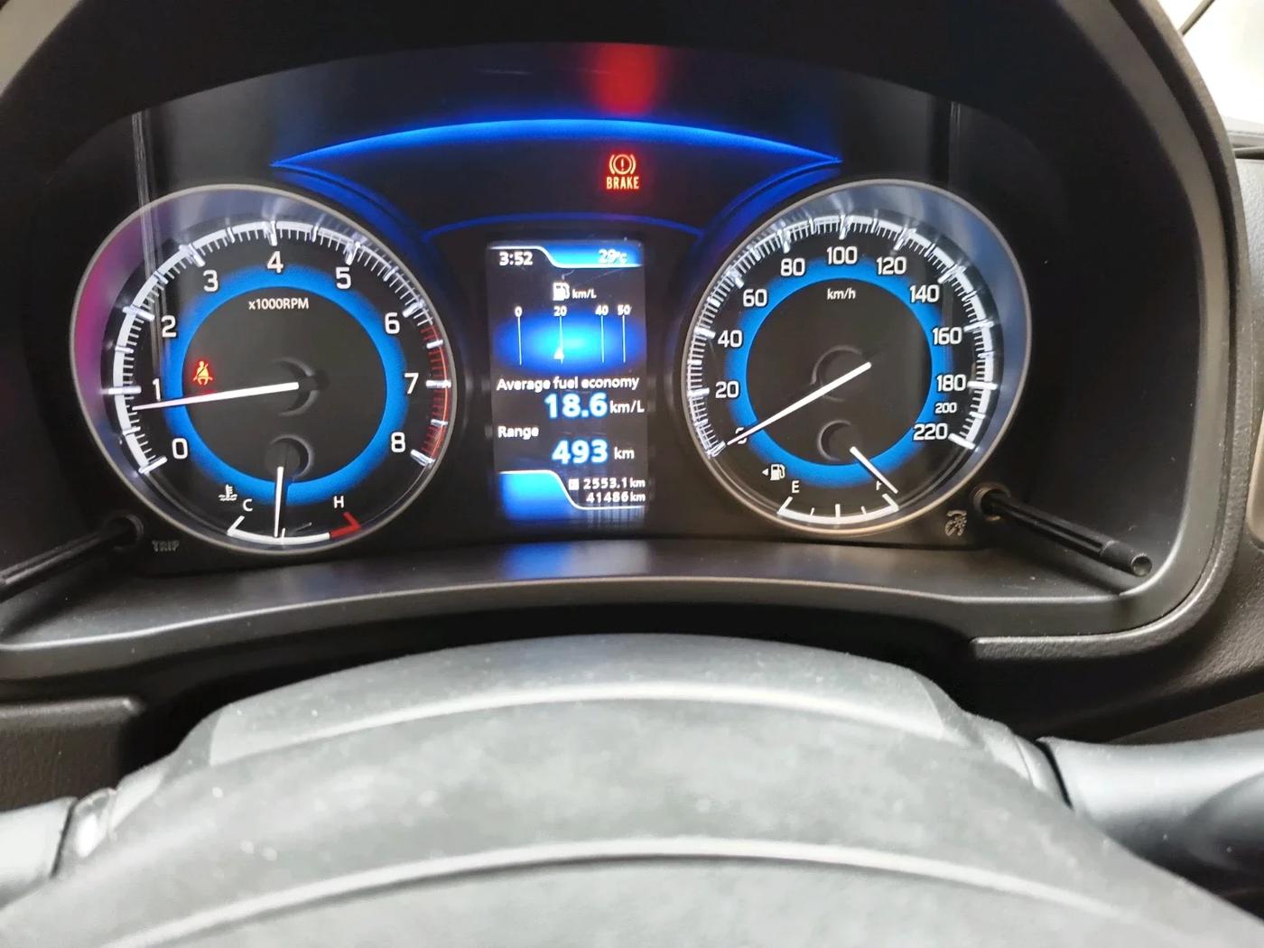 2020 Toyota Glanza G, Petrol, Manual, 41,486 km, interior