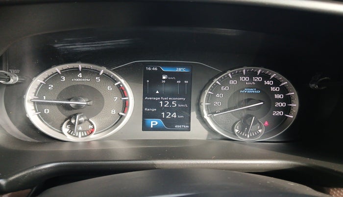 2023 Maruti BREZZA ZXI + AT SMART HYBRID, Petrol, Automatic, 4,967 km, interior