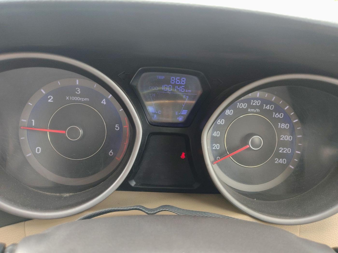 2012 Hyundai New Elantra 1.6 CRDI, Diesel, Manual, 1,00,146 km, interior
