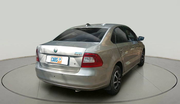 2012 Skoda Rapid AMBITION 1.6 TDI CR MT, Diesel, Manual, 1,00,237 km, exterior