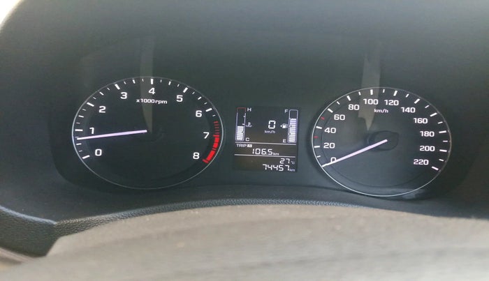 2016 Hyundai Creta E 1.6 PETROL, Petrol, Manual, 74,457 km, interior