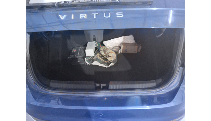 2022 Volkswagen VIRTUS TOPLINE TSI 1.0 AT, Petrol, Automatic, 30,252 km, exterior