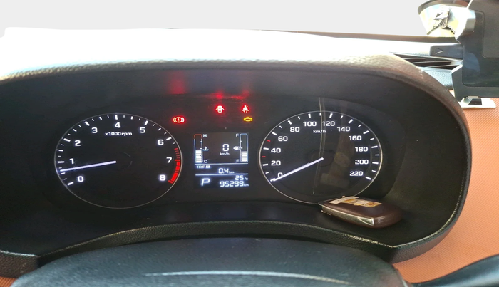 2016 Hyundai Creta SX PLUS AT 1.6 PETROL, Petrol, Automatic, 95,299 km, interior