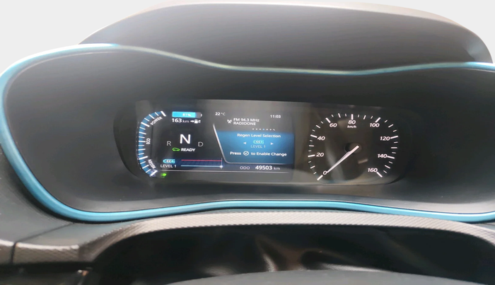 2021 Tata NEXON EV XZ PLUS LUX, Electric, Automatic, 49,503 km, interior