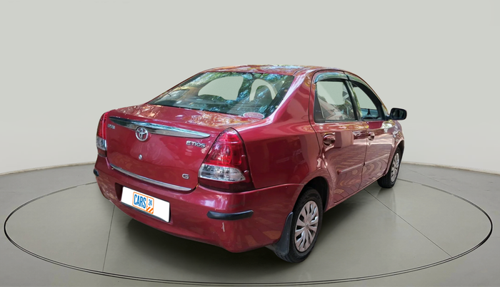 2011 Toyota Etios G, Petrol, Manual, 65,409 km, exterior