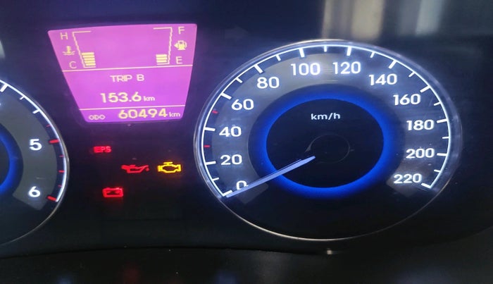 2013 Hyundai Verna FLUIDIC 1.6 VTVT SX, Petrol, Manual, 60,494 km, interior