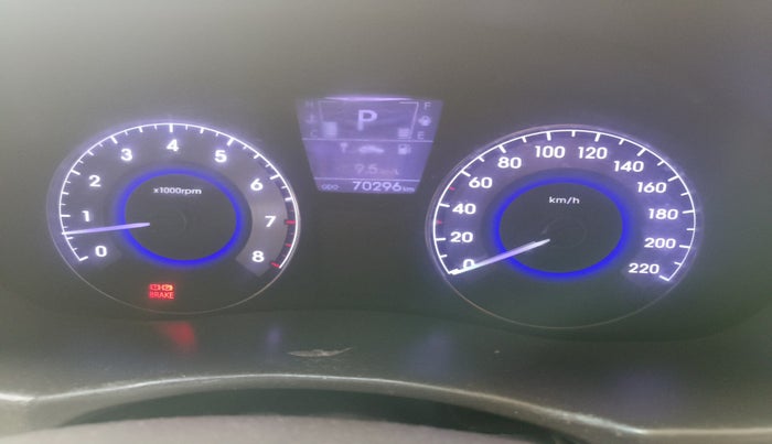 2013 Hyundai Verna FLUIDIC 1.6 VTVT SX OPT AT, Petrol, Automatic, 70,296 km, interior