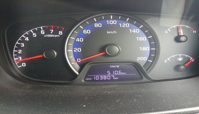 2015 Hyundai Xcent S (O) 1.2, Petrol, Manual, 1,03,807 km, interior