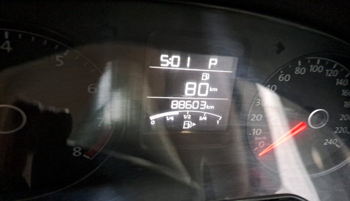 2017 Volkswagen Vento HIGHLINE PETROL AT, Petrol, Automatic, 88,603 km, interior