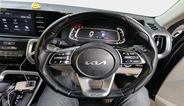 2021 KIA SONET HTX 1.5 AT, Diesel, Automatic, 63,858 km, interior