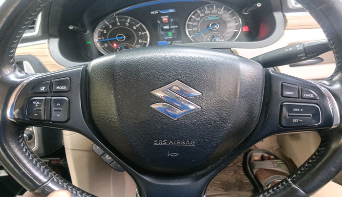 2019 Maruti Ciaz ALPHA 1.5 SHVS PETROL, Petrol, Manual, 75,380 km, interior