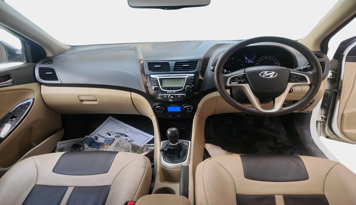 2012 Hyundai Verna FLUIDIC 1.6 CRDI EX, Diesel, Manual, 34,145 km, interior