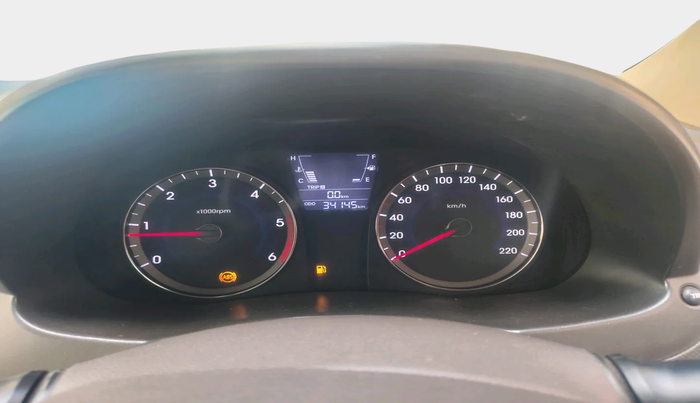 2012 Hyundai Verna FLUIDIC 1.6 CRDI EX, Diesel, Manual, 34,145 km, interior