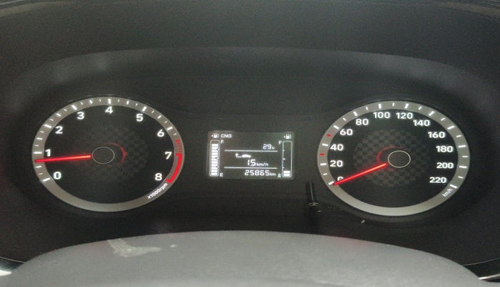 2020 Hyundai GRAND I10 NIOS SPORTZ 1.2 KAPPA VTVT CNG, Petrol, Manual, 25,865 km, interior