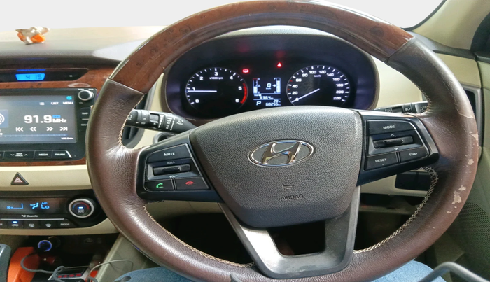 2016 Hyundai Creta SX PLUS AT 1.6 DIESEL, Diesel, Automatic, 68,255 km, interior