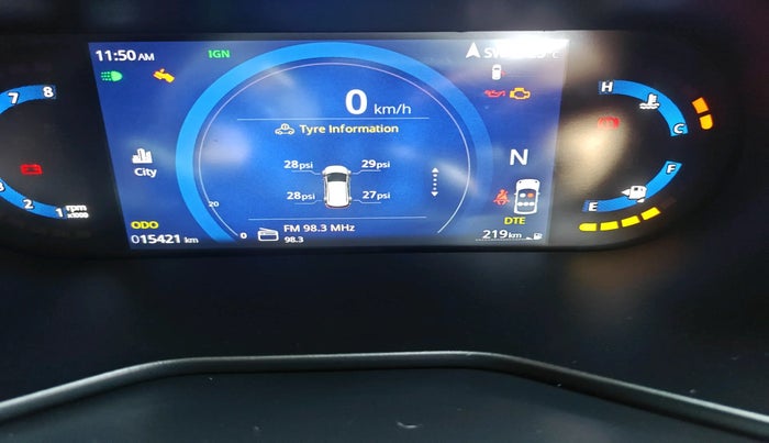 2024 Tata NEXON Creative Plus 1.2 Revotron 6AMT Dark Edition, Petrol, Manual, 15,421 km, interior