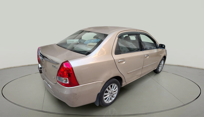 2011 Toyota Etios V, Petrol, Manual, 1,36,000 km, exterior