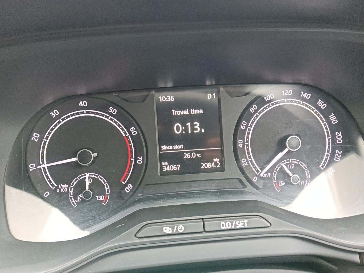 2021 Skoda KUSHAQ STYLE 1.0L TSI AT, Petrol, Automatic, 34,135 km, interior