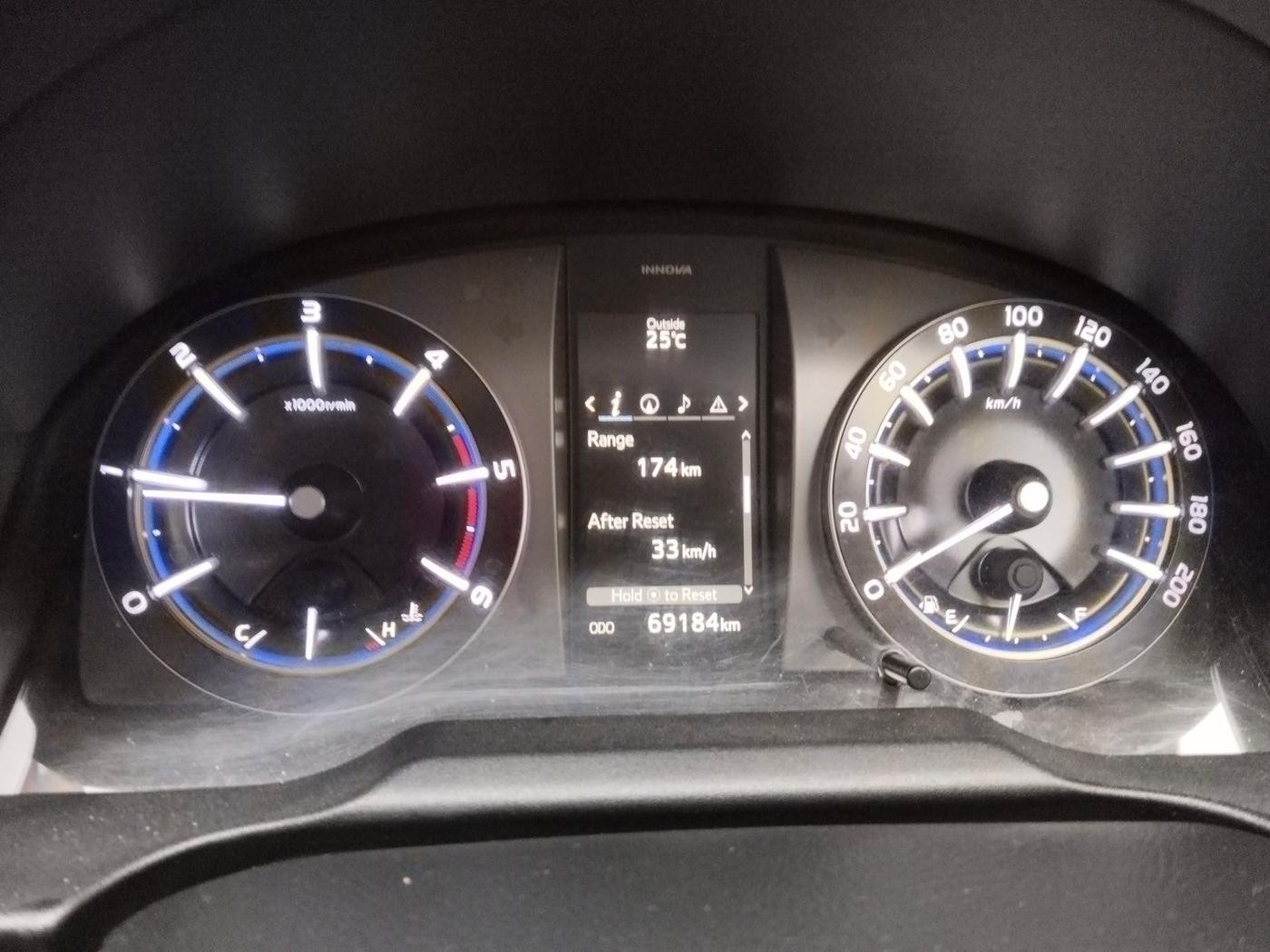 2019 Toyota Innova Crysta 2.4 VX 8 STR, Diesel, Manual, 72,000 km, interior