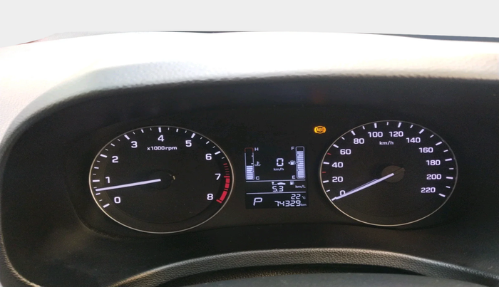 2018 Hyundai Creta SX AT 1.6 PETROL, Petrol, Automatic, 74,329 km, interior