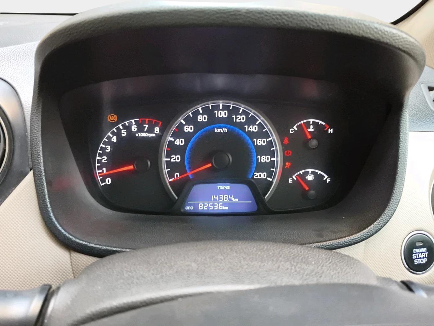 2013 Hyundai Grand i10 ASTA 1.2 KAPPA VTVT, Petrol, Manual, 82,536 km, interior