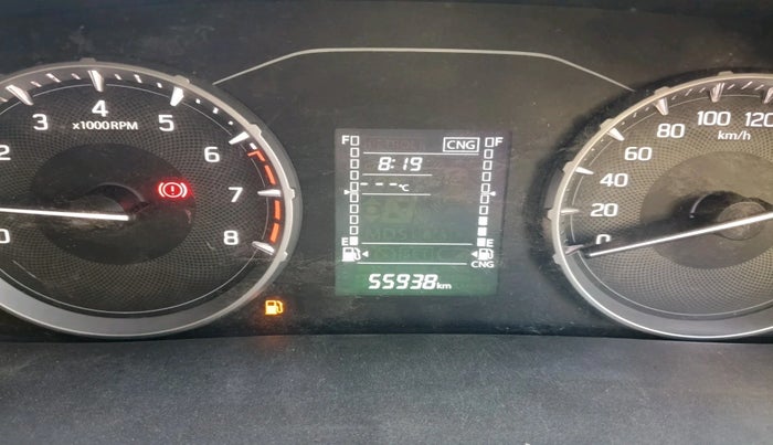 2023 Maruti BREZZA LXI S- CNG, Petrol, Manual, 55,938 km, interior