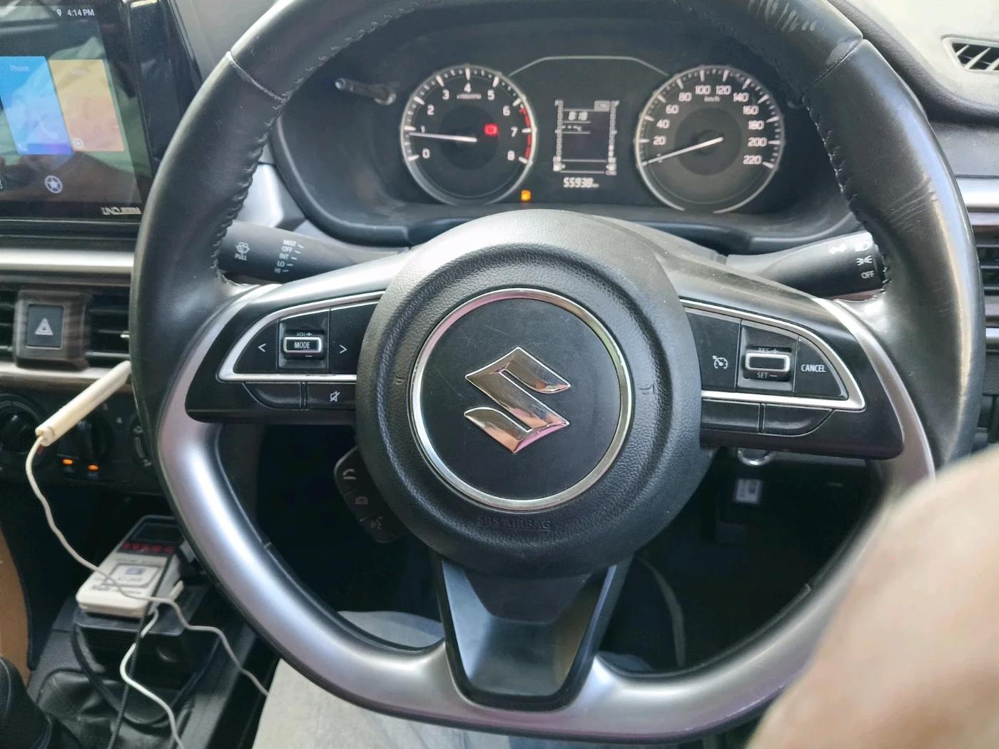 2023 Maruti BREZZA LXI S- CNG, CNG, Manual, 55,938 km, interior