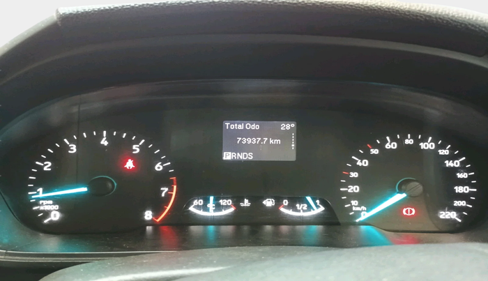 2019 Ford Ecosport TITANIUM + 1.5L PETROL AT, Petrol, Automatic, 73,937 km, interior