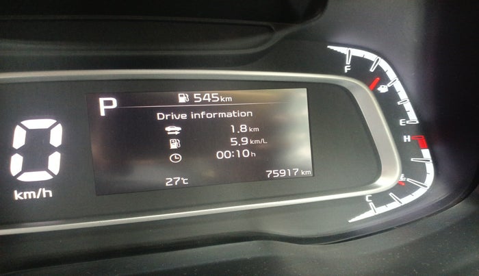 2021 KIA SONET GTX PLUS 1.5 AT, Diesel, Automatic, 75,917 km, interior