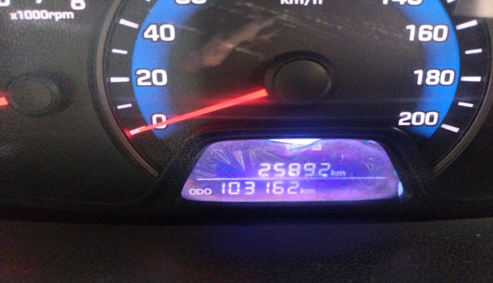 2014 Hyundai Xcent SX 1.2 (O), Petrol, Manual, 1,03,162 km, interior