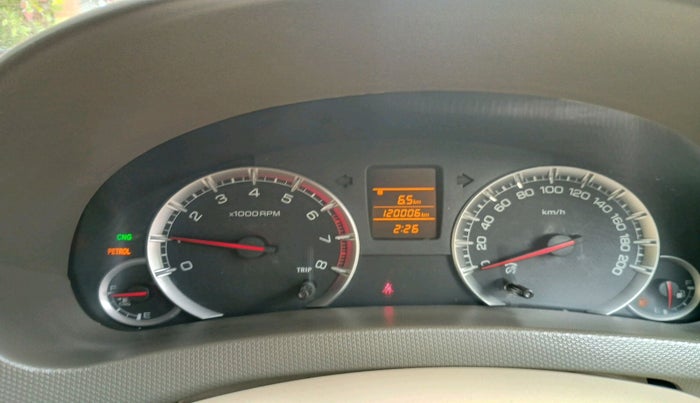 2015 Maruti Ertiga LXI CNG, Petrol, Manual, 1,20,006 km, interior