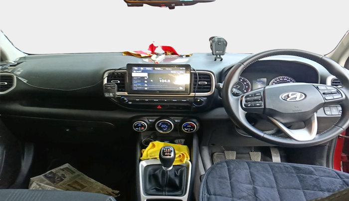 2020 Hyundai VENUE SX 1.0 (O) TURBO, Petrol, Manual, 76,092 km, interior