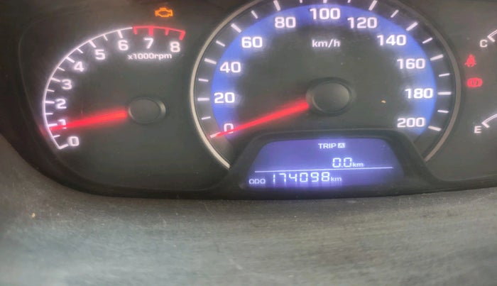 2016 Hyundai Xcent BASE 1.2, Petrol, Manual, 1,74,098 km, interior