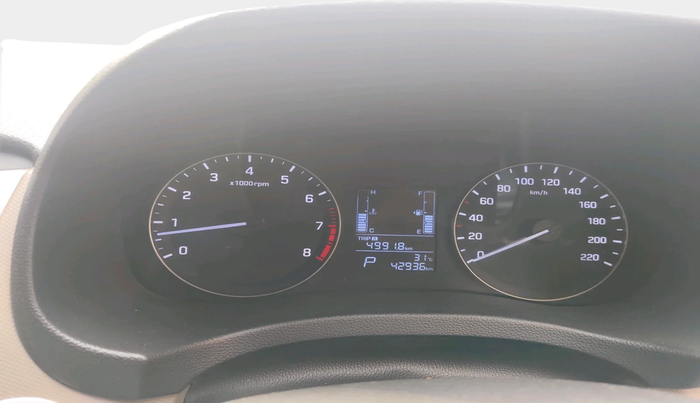 2018 Hyundai Creta SX PLUS AT 1.6 PETROL, Petrol, Automatic, 42,936 km, interior