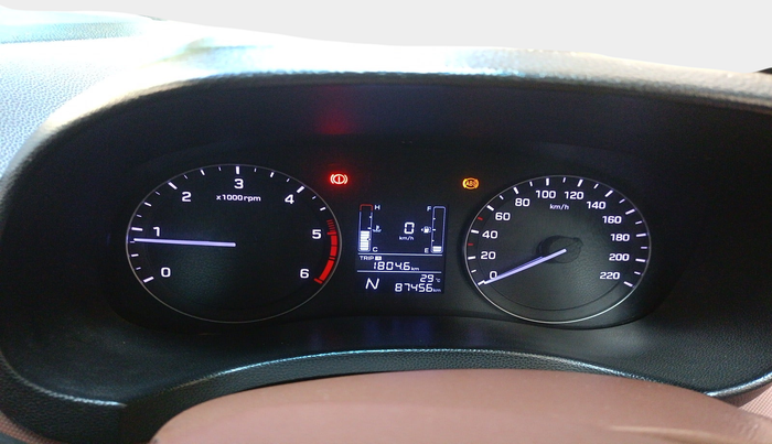 2015 Hyundai Creta SX PLUS AT 1.6 DIESEL, Diesel, Automatic, 87,456 km, interior