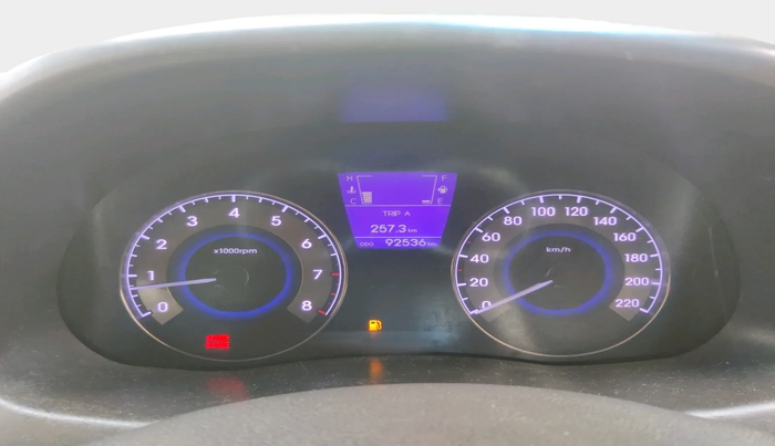 2013 Hyundai Verna FLUIDIC 1.6 VTVT SX, Petrol, Manual, 92,536 km, interior