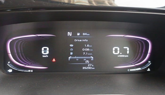 2023 KIA CARENS LUXURY PLUS 1.5 DIESEL AT 7 STR, Diesel, Automatic, 35,290 km, interior