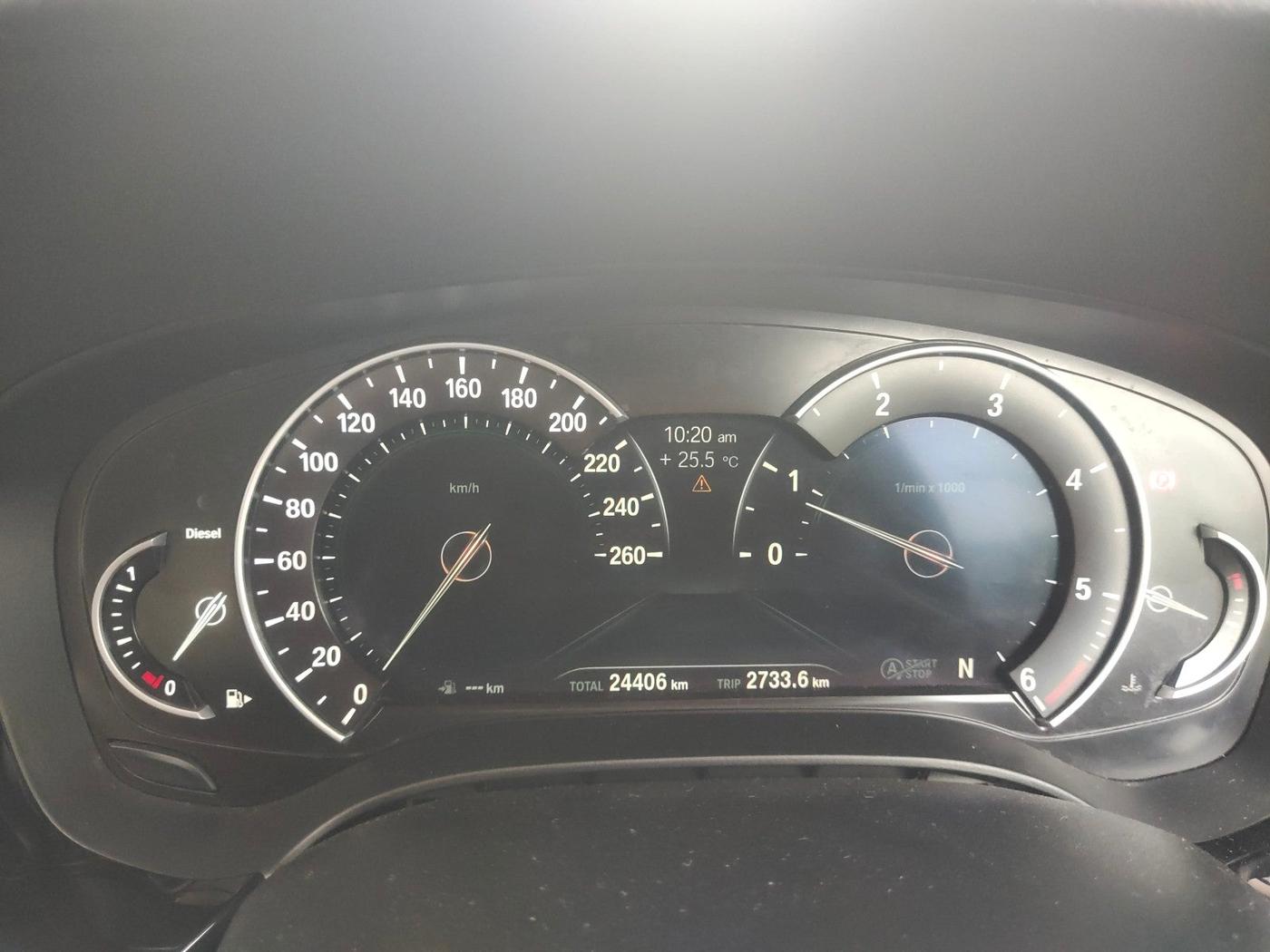 2019 BMW 5 Series 520D LUXURY LINE, Diesel, Automatic, 24,440 km, interior