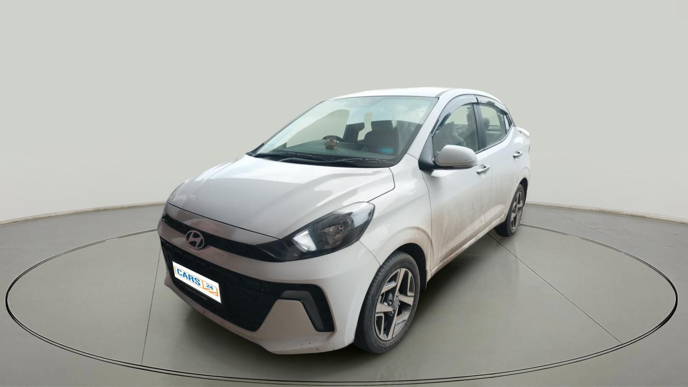2024 Hyundai AURA SX 1.2 CNG, Petrol, Manual, 18,624 km, exterior