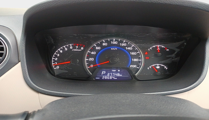2017 Hyundai Grand i10 SPORTZ (O) AT 1.2 KAPPA VTVT, Petrol, Automatic, 28,684 km, interior