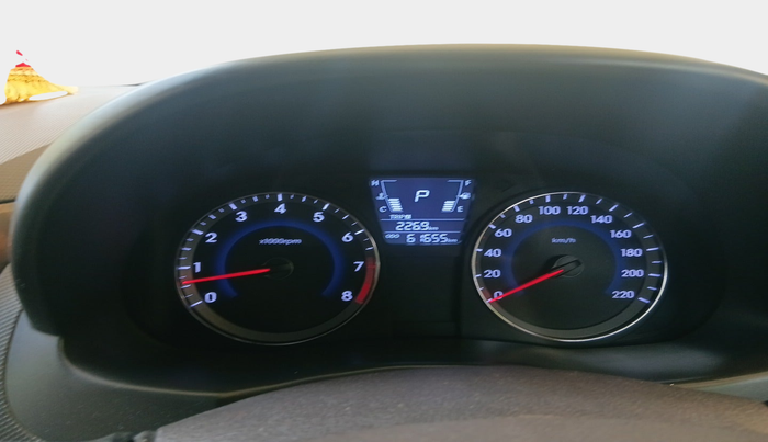 2016 Hyundai Verna 1.6 VTVT SX AT, Petrol, Automatic, 61,655 km, interior