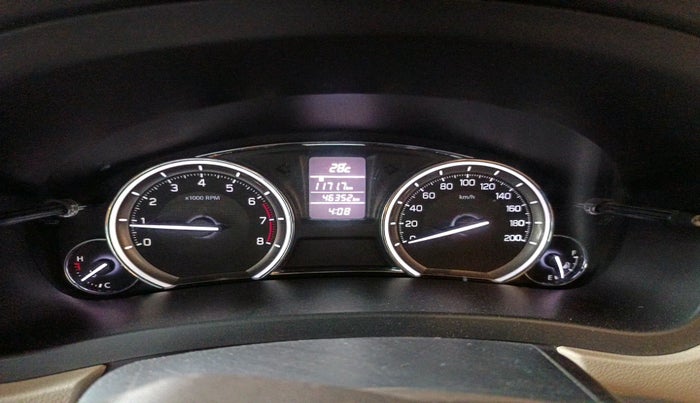 2018 Maruti Ciaz DELTA 1.4 MT PETROL, Petrol, Manual, 46,352 km, interior