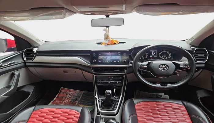 2023 Skoda KUSHAQ AMBITION 1.0L TSI MT, Petrol, Manual, 16,141 km, interior