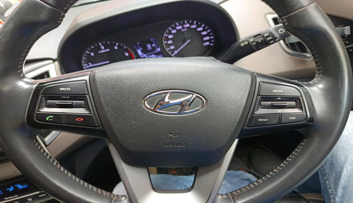2017 Hyundai Creta SX PLUS AT 1.6 DIESEL, Diesel, Automatic, 1,02,319 km, interior